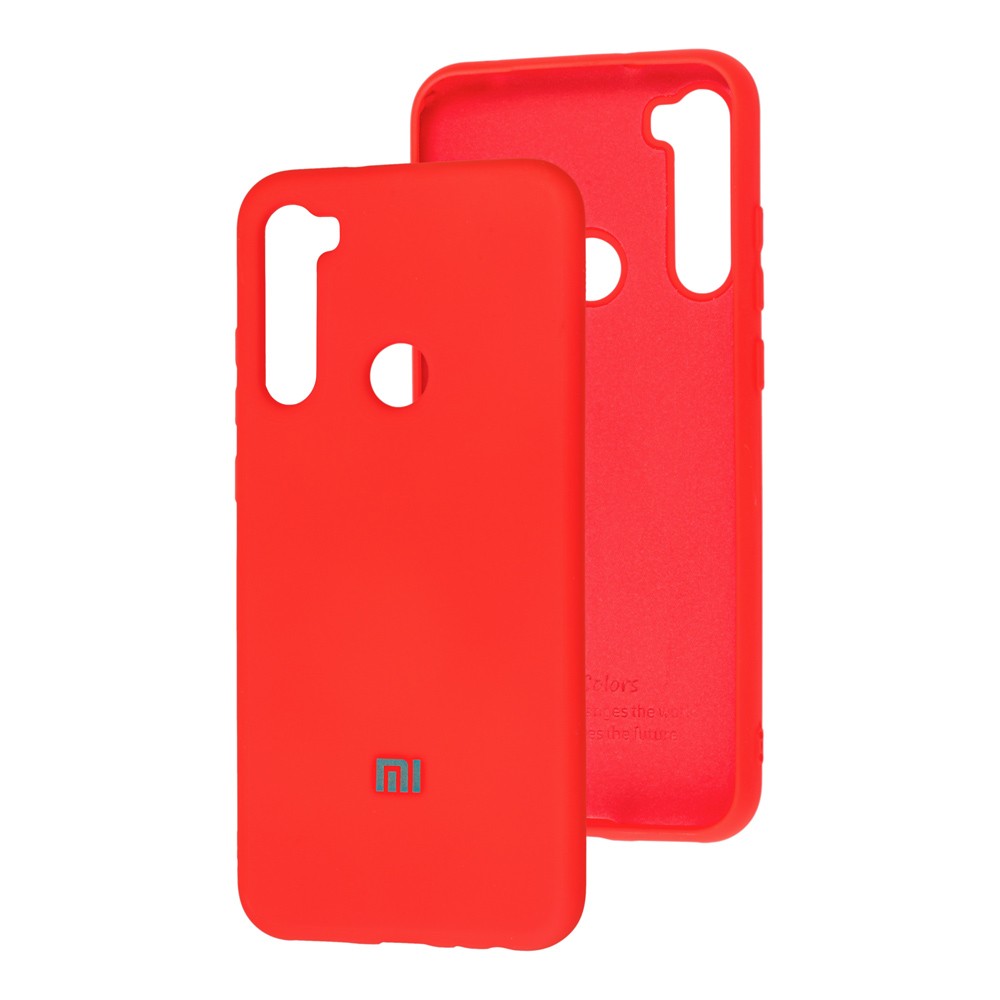 Silicone Cover My Color Full Protective (A) для Xiaomi Redmi Note 8T (Red)-0