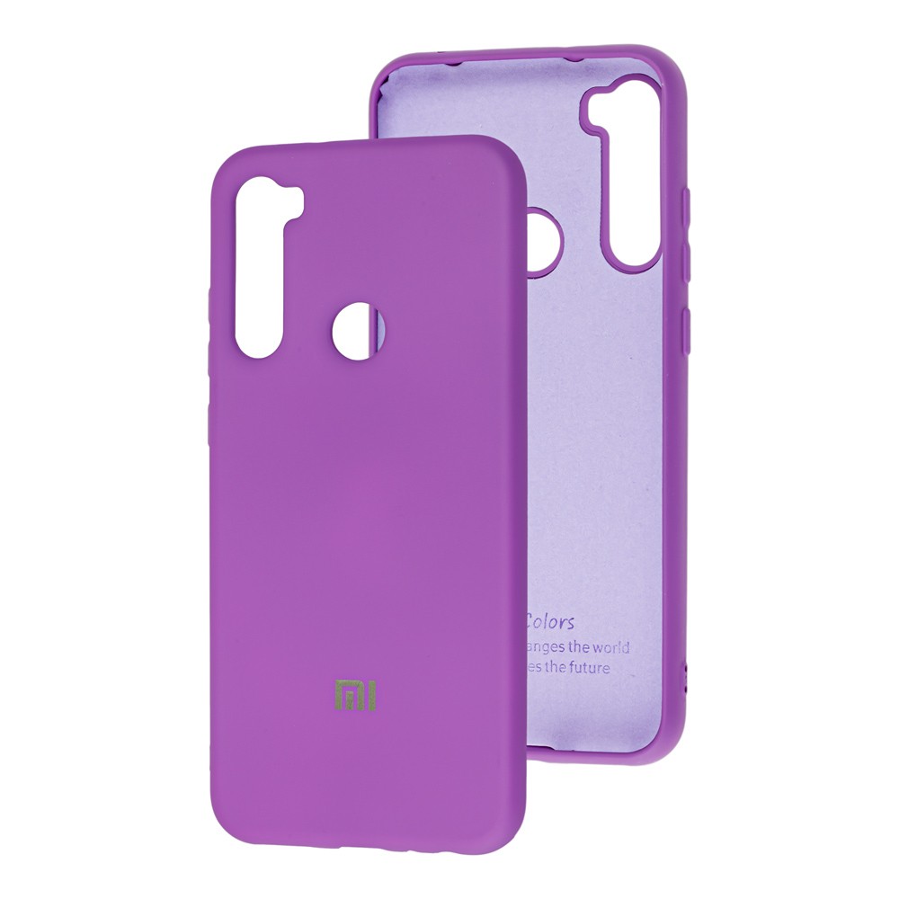 Silicone Cover My Color Full Protective (A) для Xiaomi Redmi Note 8T (Purple)-0