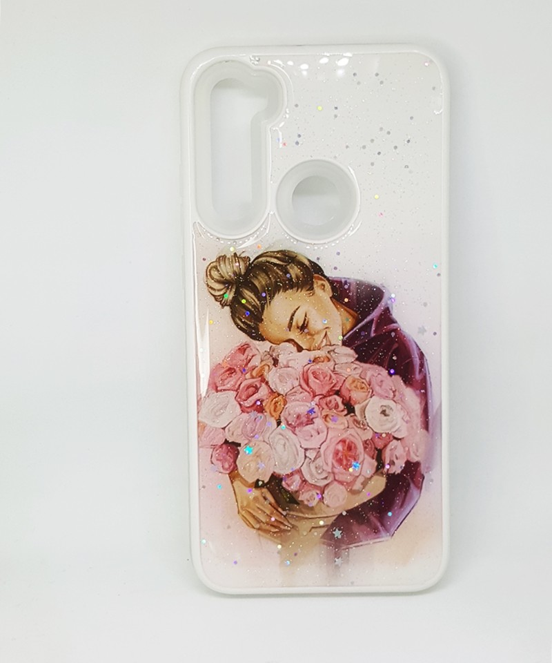 Накладка Mix Art Armor для Xiaomi Redmi Note 8T Дівчина з букетом-0