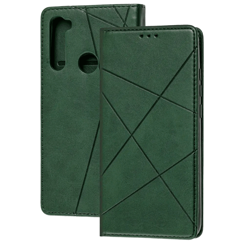 Книжка Business для Xiaomi Redmi Note 8T зелена-0