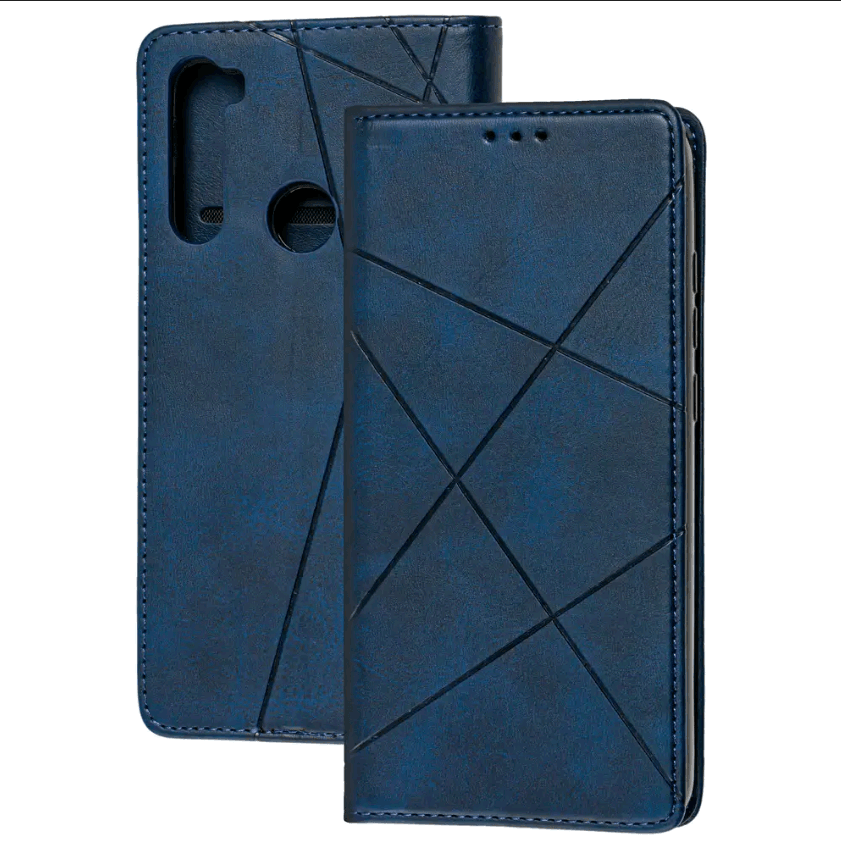Книжка Business для Xiaomi Redmi Note 8T синя-0