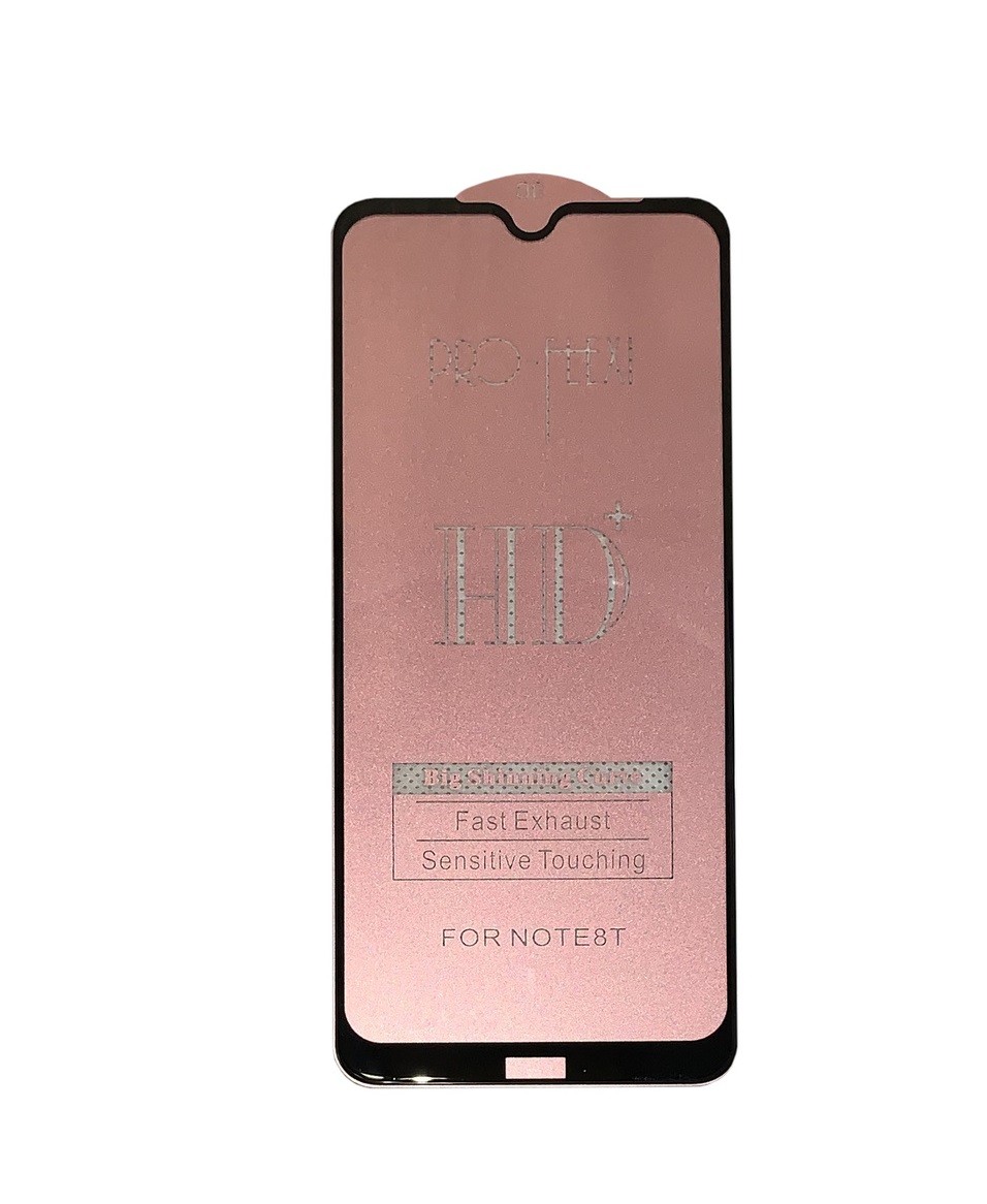 Захисне скло Flexi HD+ для Xiaomi Redmi Note 8T (Чорне)-0