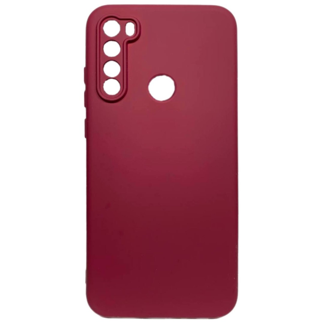 Silicone Cover Full Camera without Logo (A) для Xiaomi Note 8T (Marsala)-0