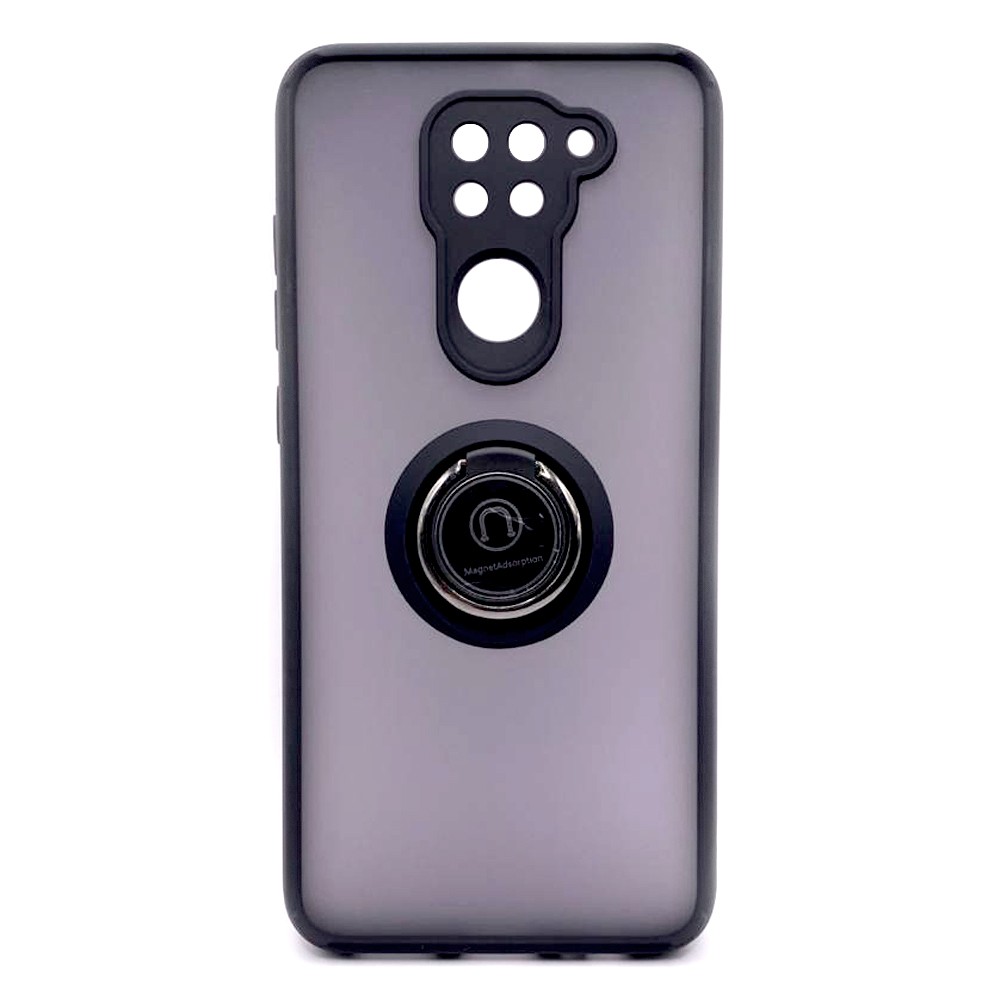 Накладка Totu Gingle Ring для Xiaomi Redmi Note 9 чорна-0