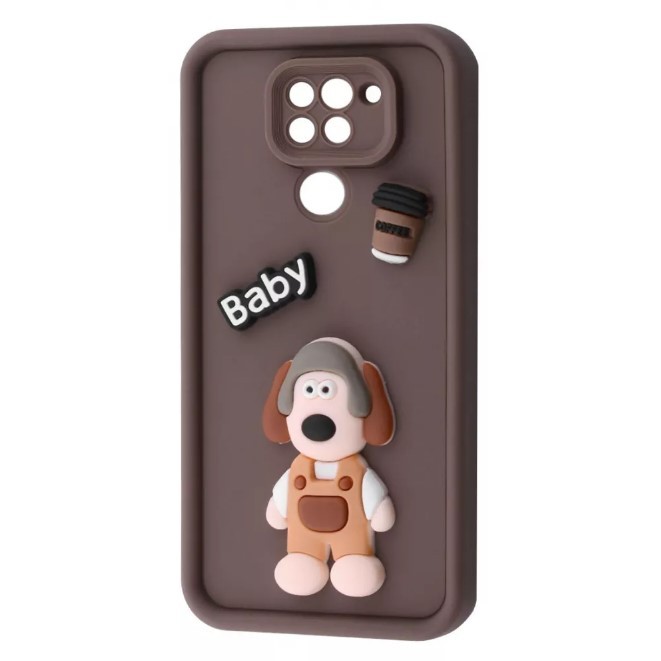 Чохол Pretty Toys для Xiaomi Note 9  (Brown/dog)-0