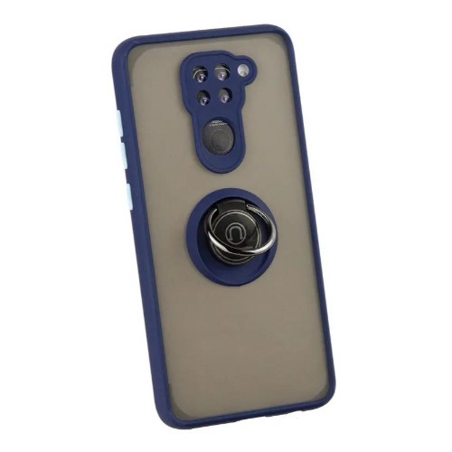 Накладка Totu Gingle Ring для Xiaomi Redmi Note 9 синя-0