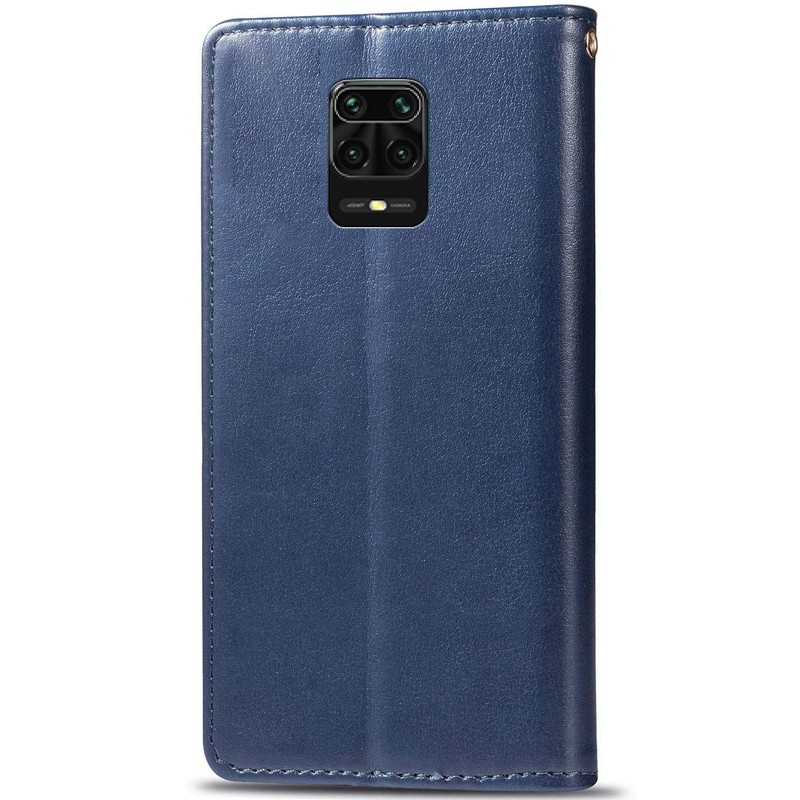 Книжка GETMAN Gallant для Xiaomi Redmi Note 9s / Note 9 Pro / Note 9 Pro Max синя-1