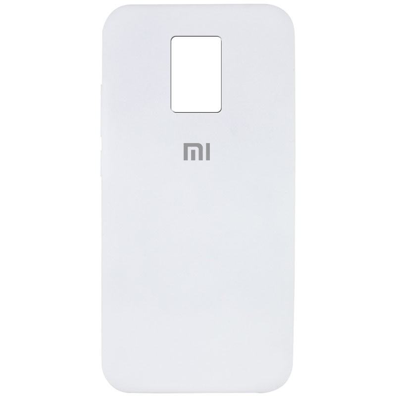 Silicone Cover Full Protective для Xiaomi Redmi Note 9s / Note 9 Pro / Note 9 Pro Max (White)-0