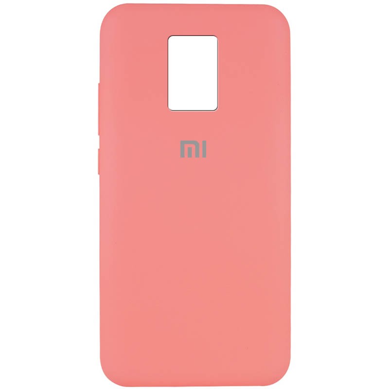 Silicone Cover Full Protective для Xiaomi Redmi Note 9s / Note 9 Pro / Note 9 Pro Max (Peach)-0