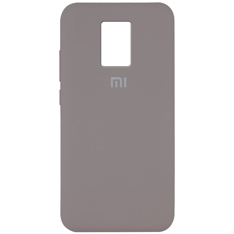 Silicone Cover Full Protective для Xiaomi Redmi Note 9s / Note 9 Pro / Note 9 Pro Max (Gray)-0