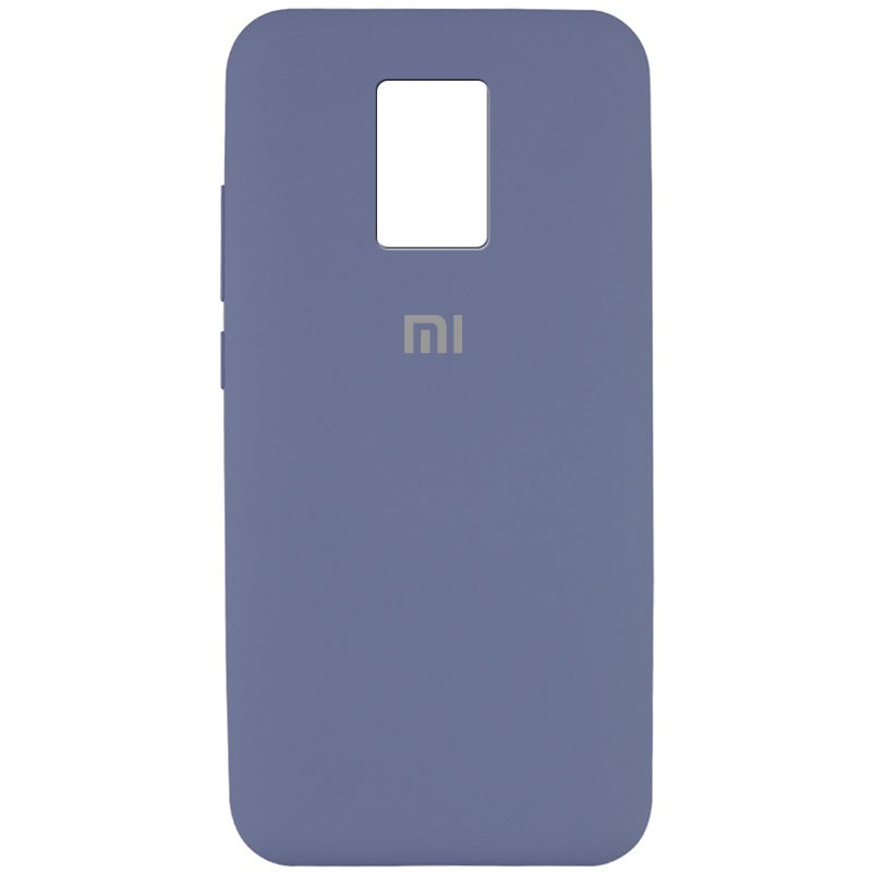 Silicone Cover Full Protective для Xiaomi Redmi Note 9s / Note 9 Pro / Note 9 Pro Max (Lavender Gray)-0
