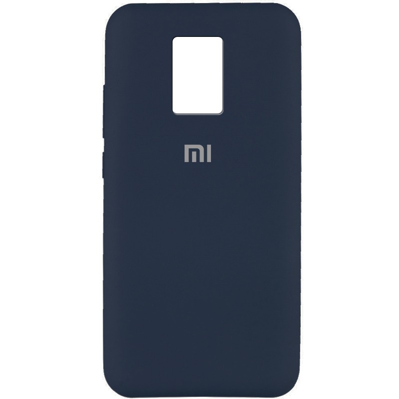 Silicone Cover Full Protective для Xiaomi Redmi Note 9s / Note 9 Pro / Note 9 Pro Max (Midnight Blue)-0