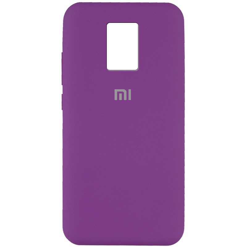 Silicone Cover Full Protective для Xiaomi Redmi Note 9s / Note 9 Pro / Note 9 Pro Max (Grape)-0