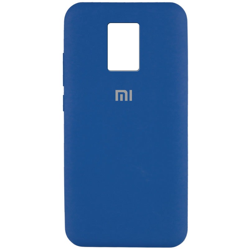 Silicone Cover Full Protective для Xiaomi Redmi Note 9s / Note 9 Pro / Note 9 Pro Max (Blue)-0