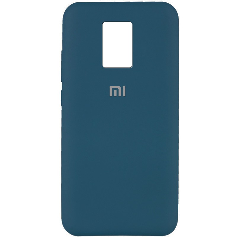 Silicone Cover Full Protective для Xiaomi Redmi Note 9s / Note 9 Pro / Note 9 Pro Max (Cosmos Blue)-0