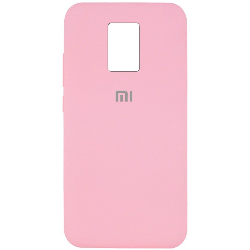 Silicone Cover Full Protective для Xiaomi Redmi Note 9s / Note 9 Pro / Note 9 Pro Max (Light Pink)-0
