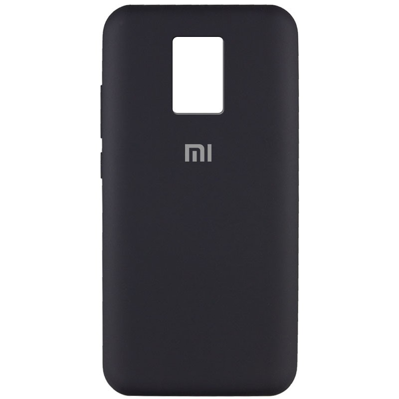 Silicone Cover Full Protective для Xiaomi Redmi Note 9s / Note 9 Pro / Note 9 Pro Max (Black)-0
