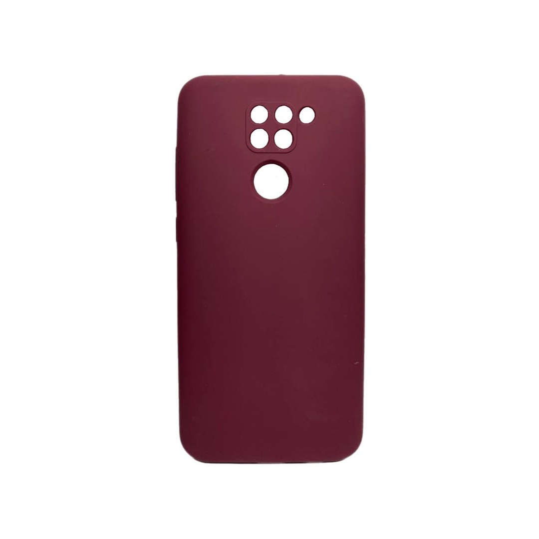 Silicone Cover Full Camera without Logo (A) для Xiaomi Note 9 (Marsala)-0