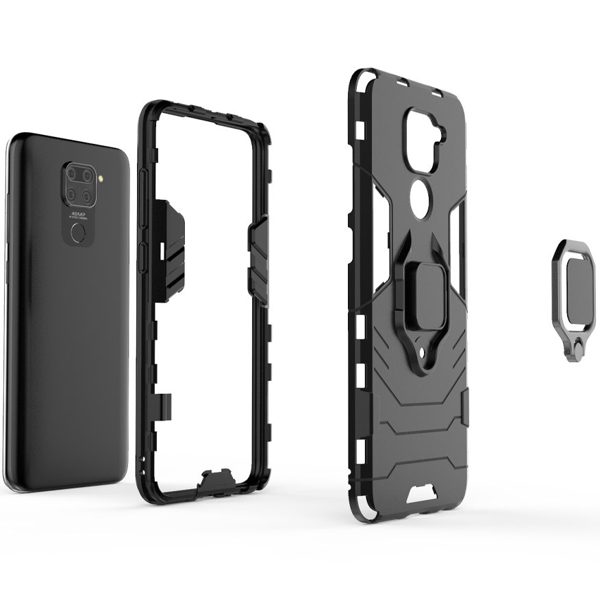 Накладка Armor 2.0 для Xiaomi Redmi Note 9 чорна-1