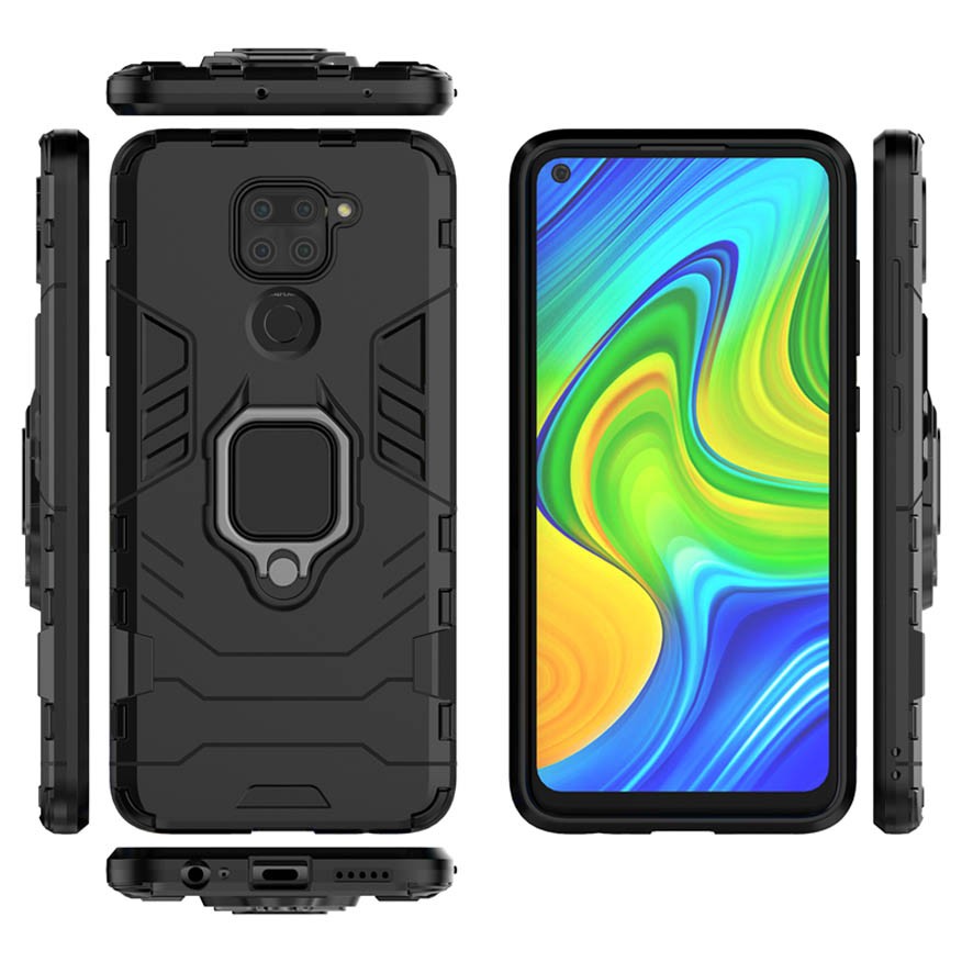 Накладка Armor 2.0 для Xiaomi Redmi Note 9 чорна-0