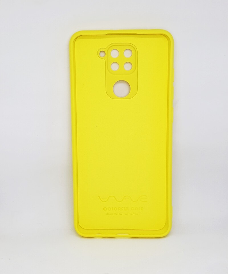 WAVE Colorful Case для Xiaomi Redmi Note 9 (yellow)-1