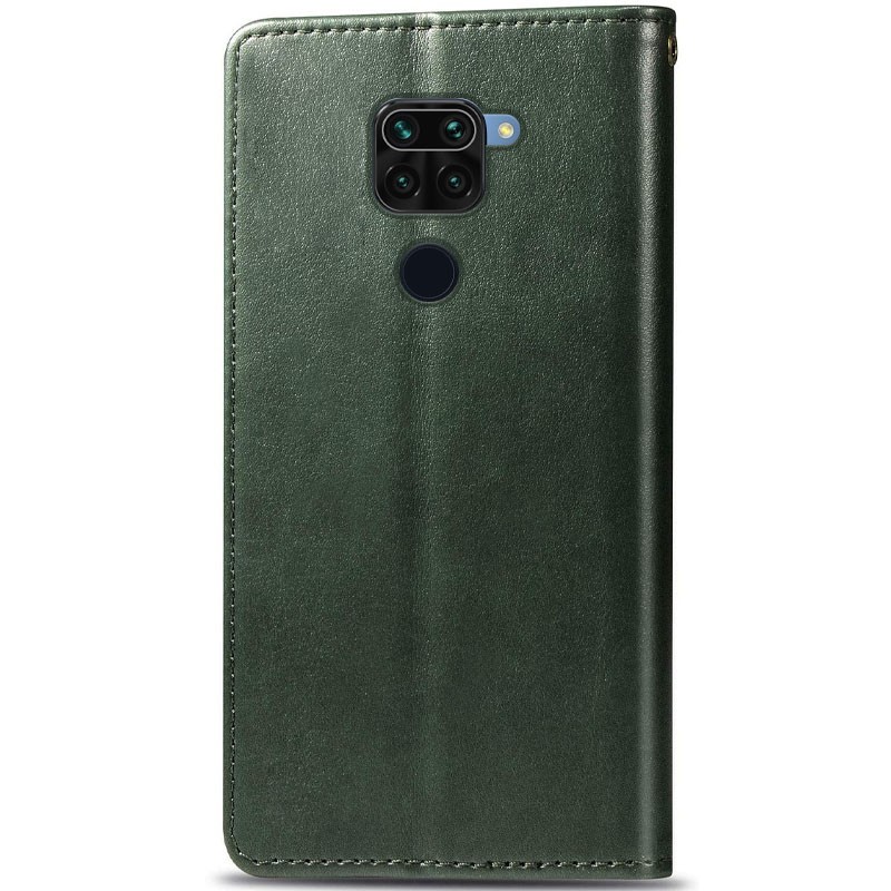 Книжка GETMAN Gallant для Xiaomi Redmi Note 9 зелена-1