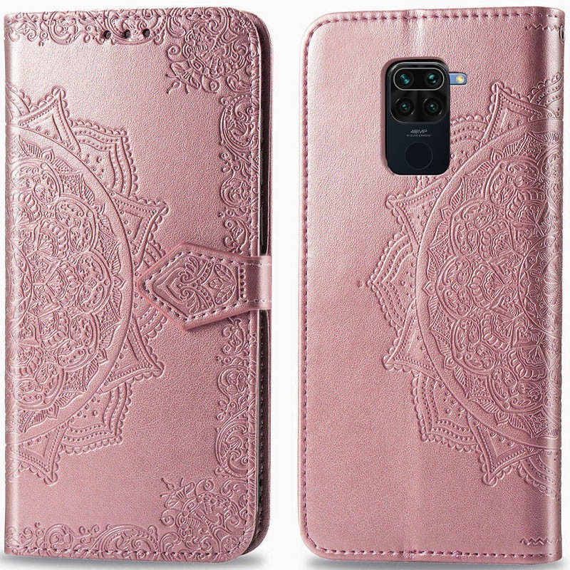 Книжка Art Case для Xiaomi Redmi Note 9 Рожева-0