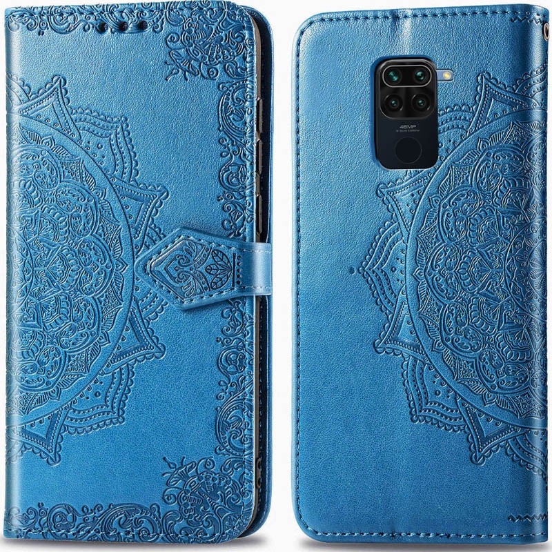 Книжка Art Case для Xiaomi Redmi Note 9 Синя-0