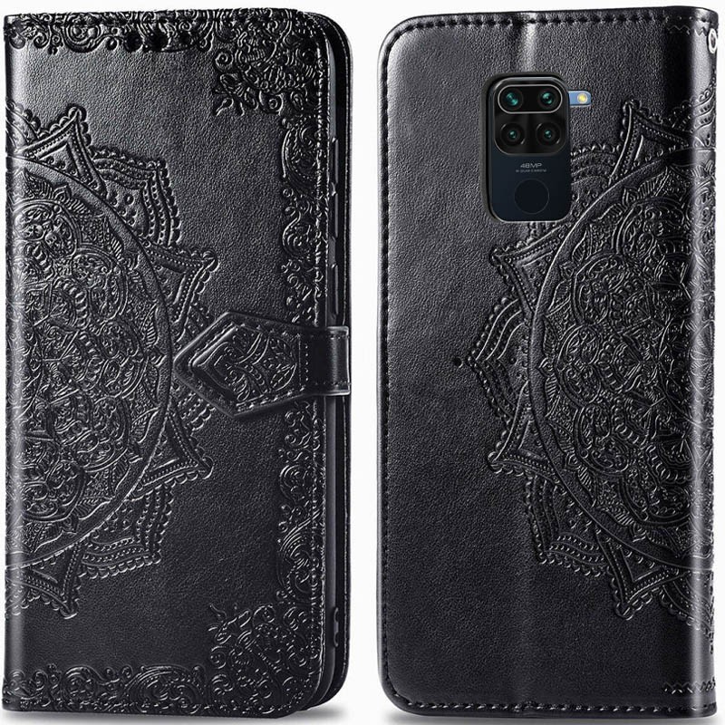 Книжка  Art Case для Xiaomi Redmi Note 9 Чорна-0