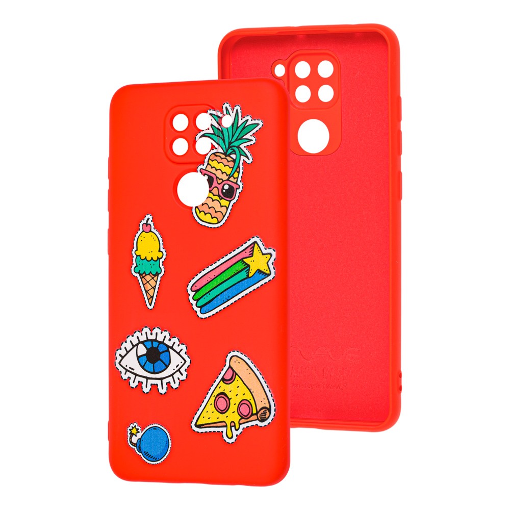 WAVE Fancy для Xiaomi Redmi Note 9 (color style/red)-0