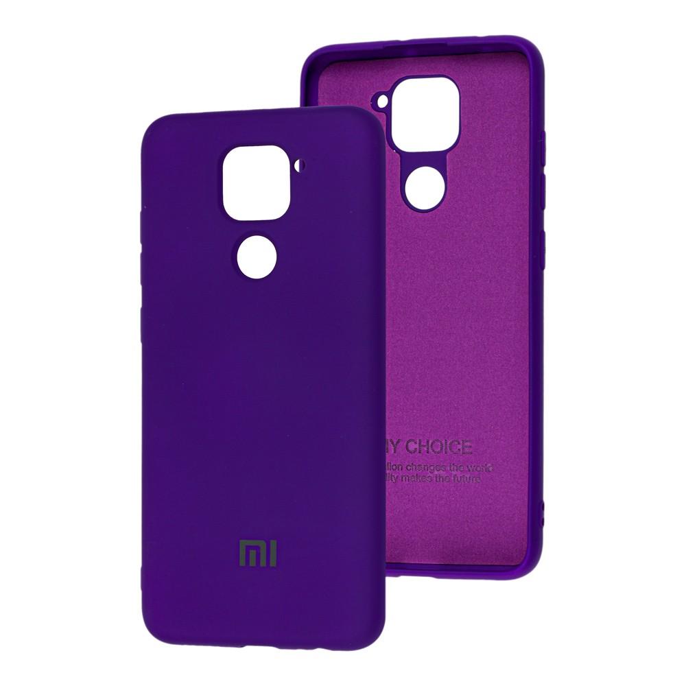 HQ Silicone Case для Xiaomi Redmi 10X/Redmi Note 9 фіолетовий-0