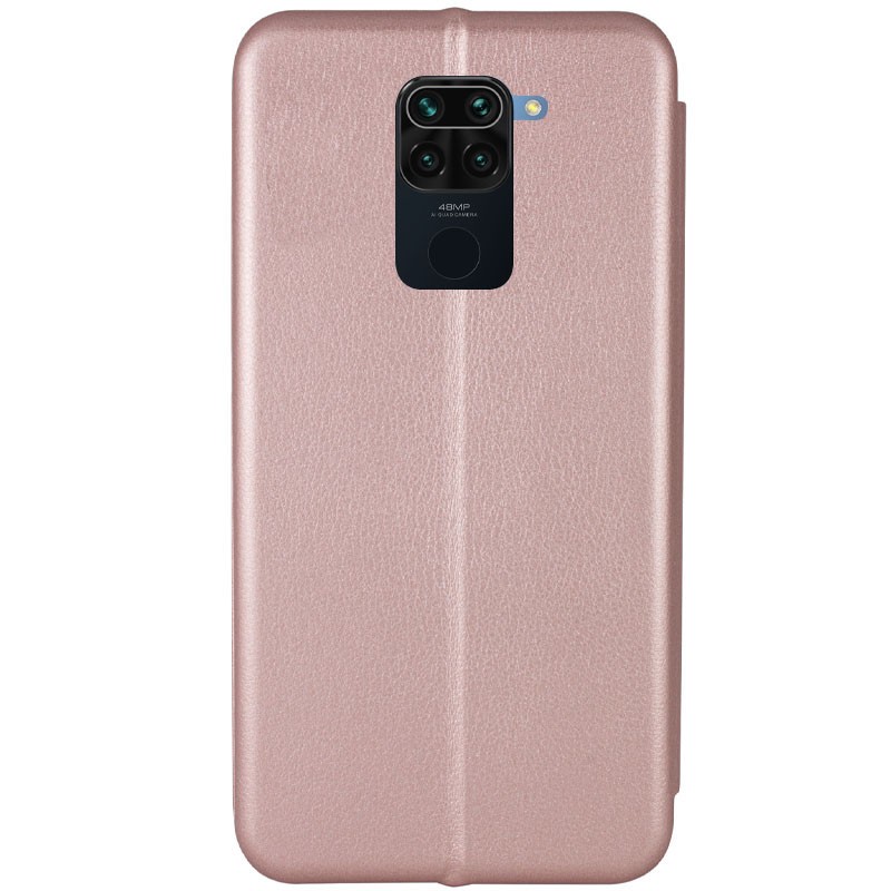 Книжка Premium для Xiaomi Redmi Note 9 рожеве золото-1