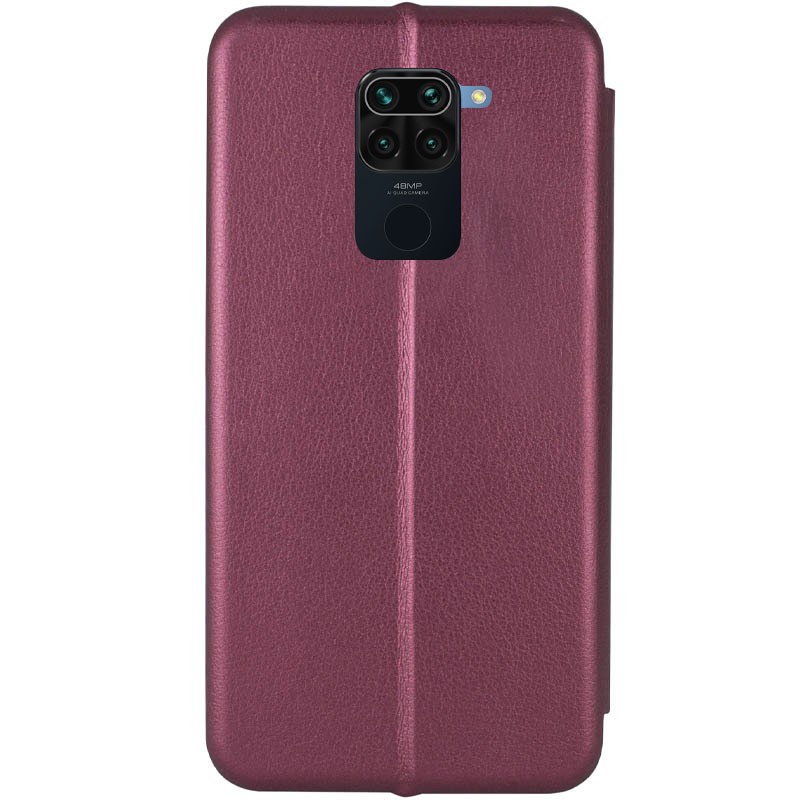 Книжка Premium для Xiaomi Redmi Note 9 бордова-1