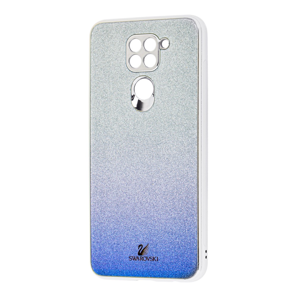 Накладка Glass SW для Xiaomi Redmi Note 9/Redmi 10 X  Синя-0