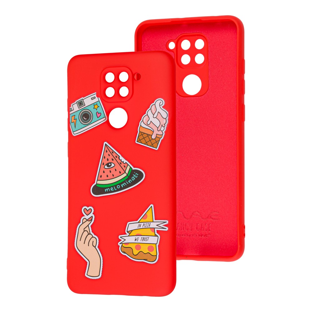 WAVE Fancy для Xiaomi Redmi Note 9 (color style watermelon/red)-0