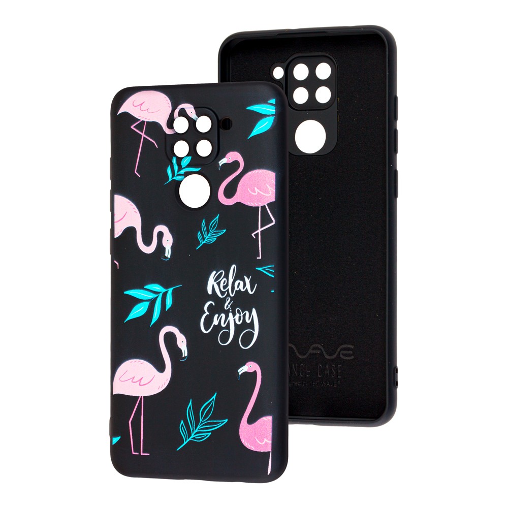 WAVE Fancy для Xiaomi Redmi Note 9 (flamingo/black)-0
