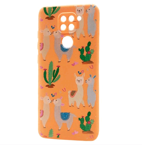WAVE Fancy для Xiaomi Redmi Note 9 (llamas/peach)-0