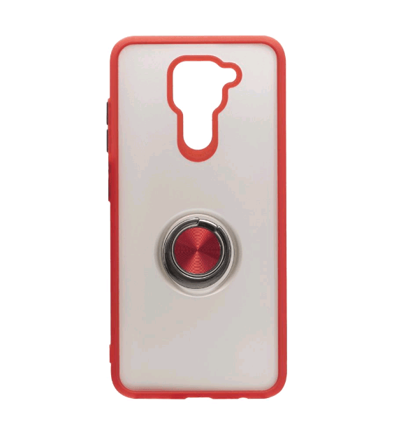 Накладка Totu Ring для Xiaomi Redmi Note 9 червона-0