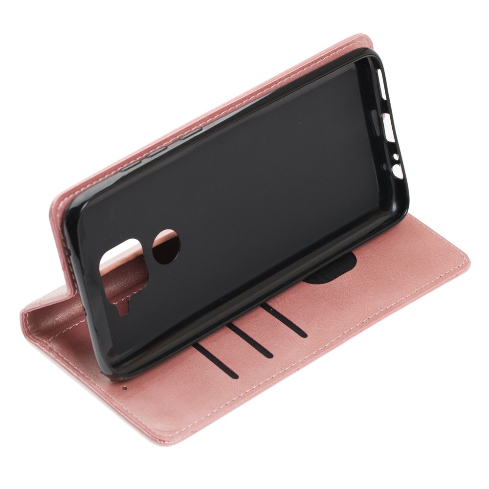 Книжка Business для Xiaomi Redmi Note 9 рожева-1