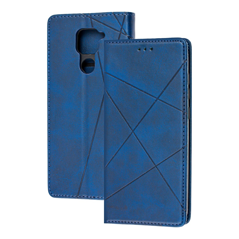 Книжка Business для Xiaomi Redmi Note 9 синя-0