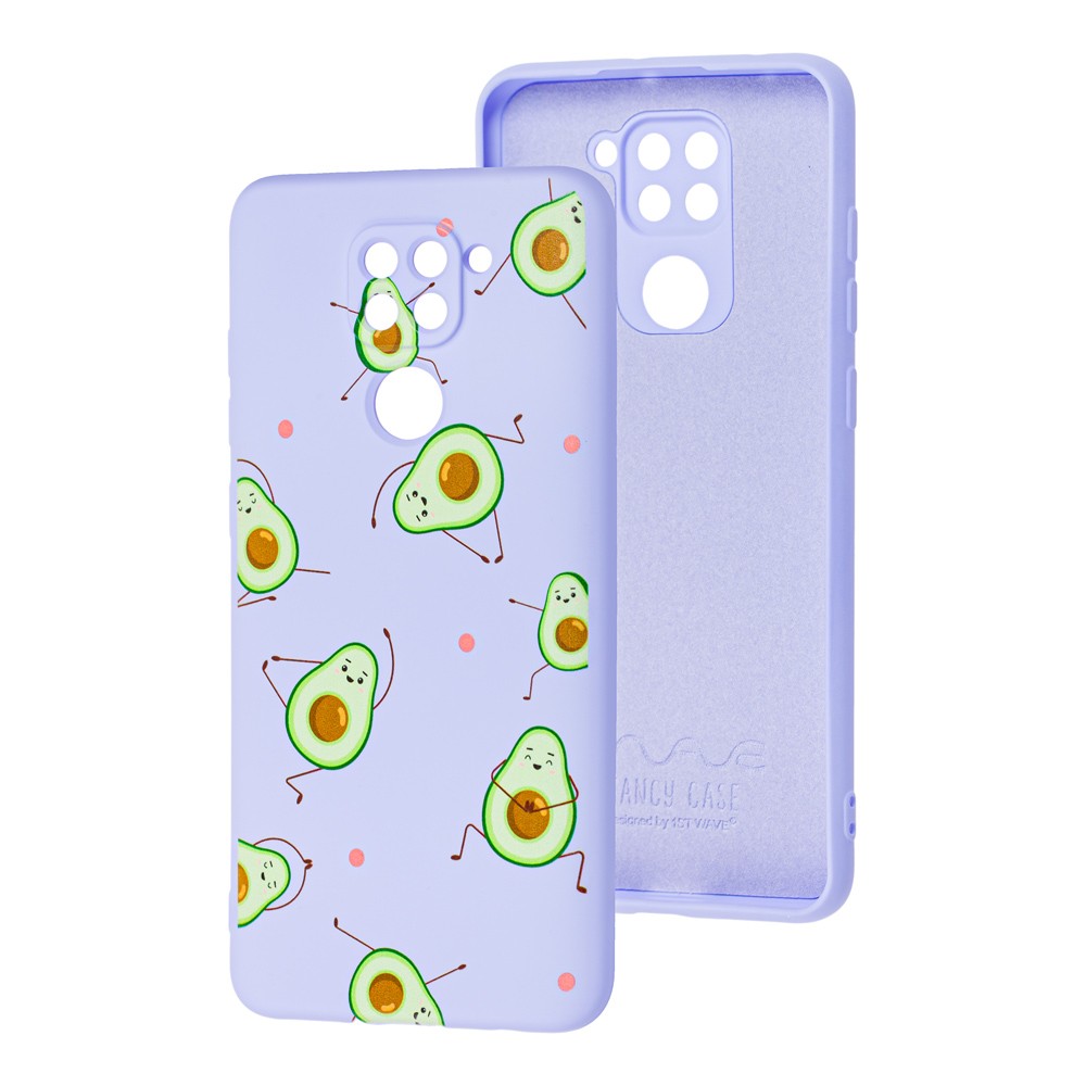 WAVE Fancy для Xiaomi Redmi Note 9 (avocado/light purple)-0