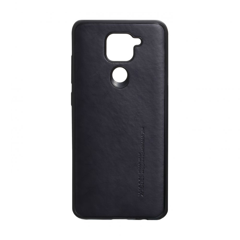 Накладка Leael Color для Xiaomi Redmi Note 9 чорна-0