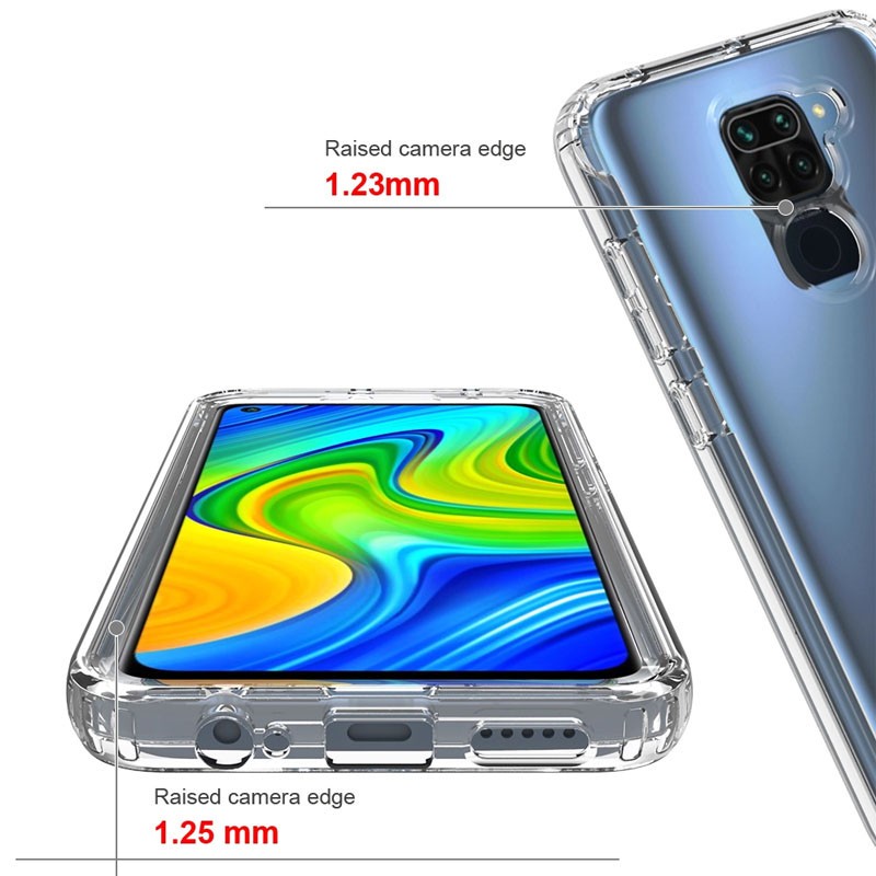 Накладка Full Body для Xiaomi Redmi Note 9/10X прозора (силікон+пластик)-3