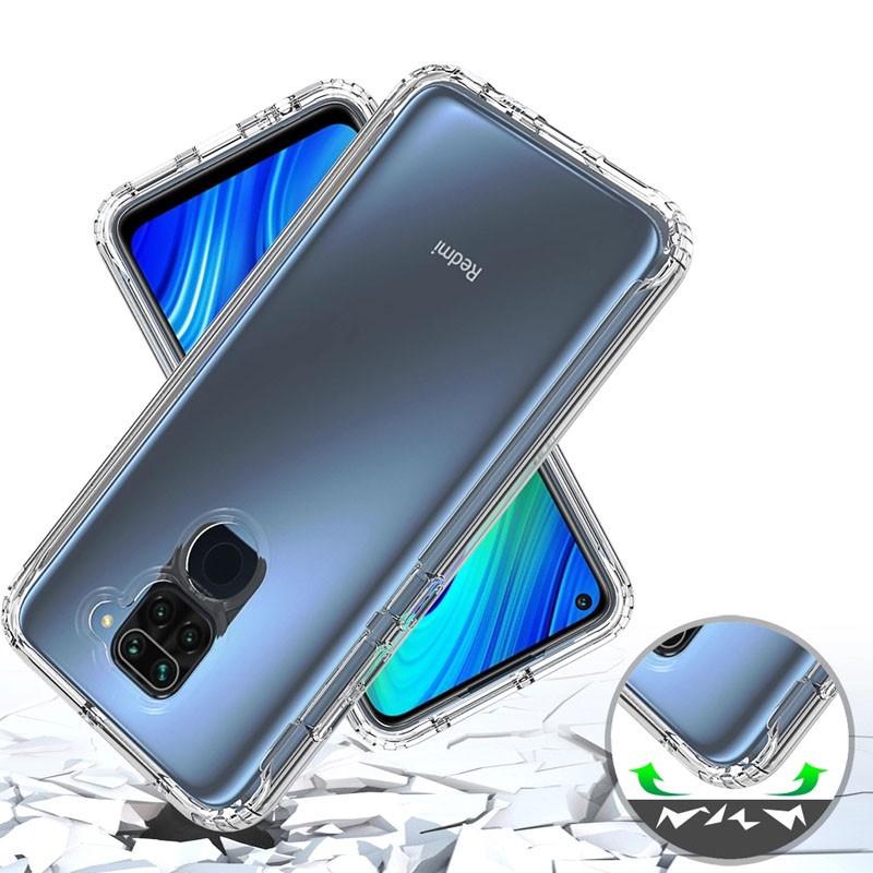 Накладка Full Body для Xiaomi Redmi Note 9/10X прозора (силікон+пластик)-2