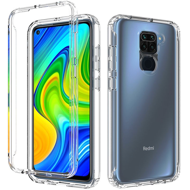 Накладка Full Body для Xiaomi Redmi Note 9/10X прозора (силікон+пластик)-0