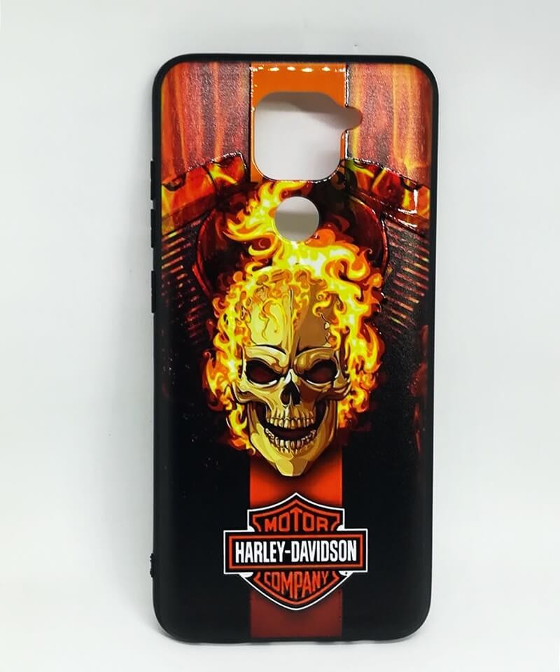 Накладка Print New для Xiaomi Redmi Note 9 (Череп)-0