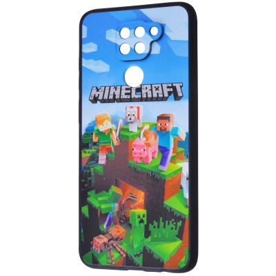 Накладка Game Heroes для Xiaomi Redmi Note 9  Майнкрафт-0