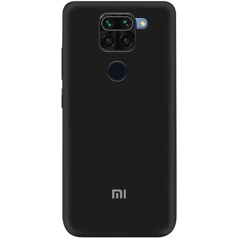 Silicone Cover My Color Full Protective (A) для Xiaomi Redmi Note 9/Redmi 10X (Black)-0