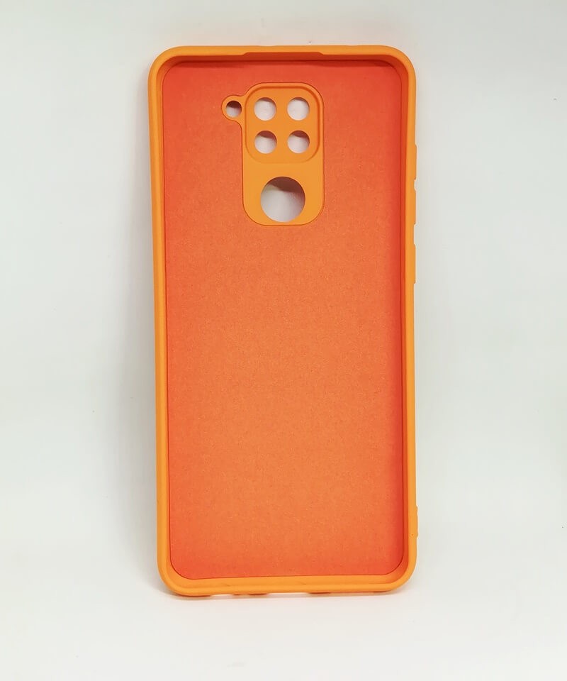 Накладка MiaMi Cartoon для Xiaomi Redmi Note 9 Orange Lazy Cat-1