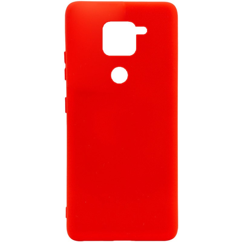 Silicone Cover Full without Logo (A) для Xiaomi Redmi Note 9/Redmi 10X (Red)-0
